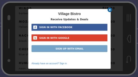 SignUpPromptMenu SignUpPromptMenu
